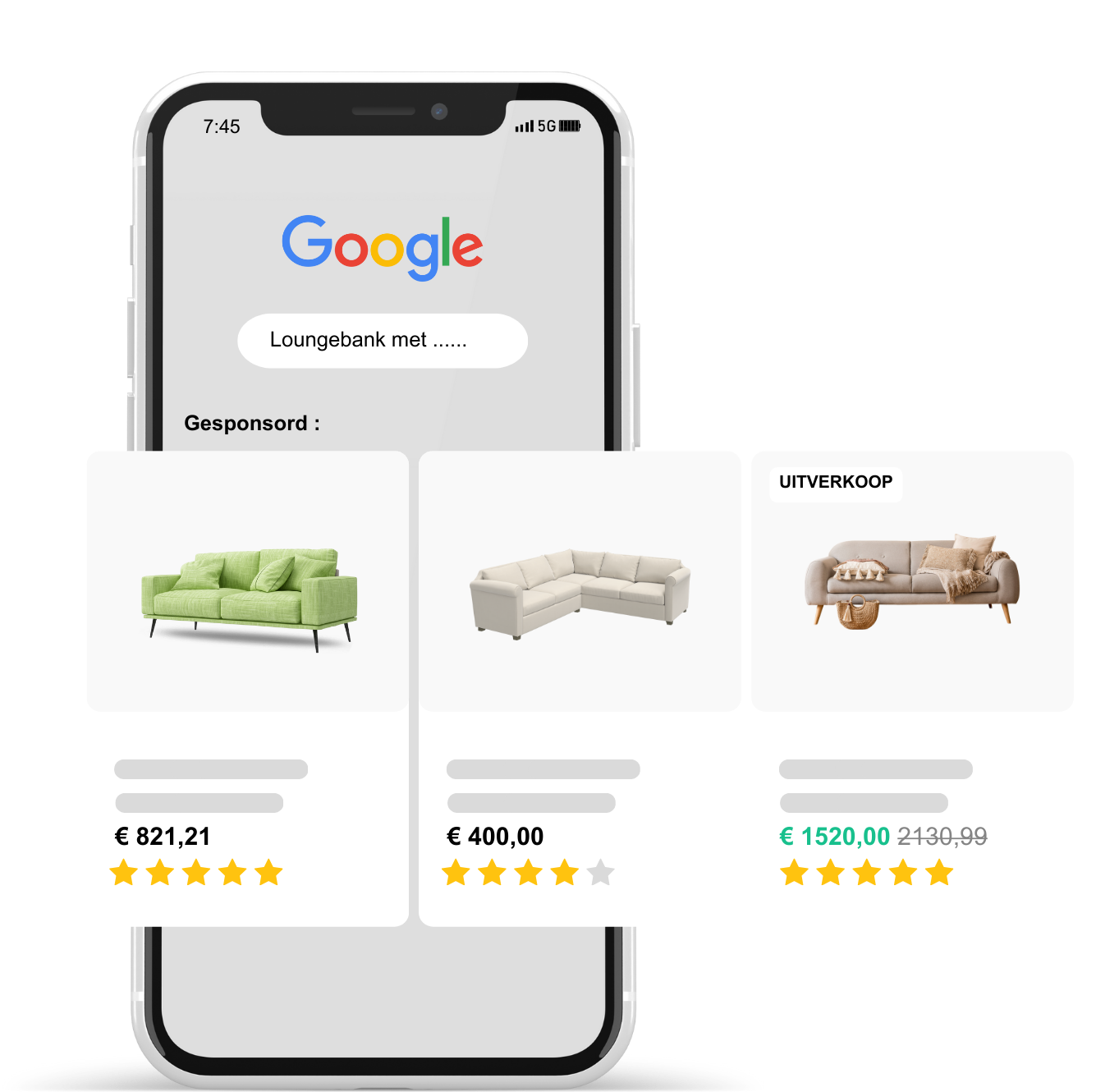 Google ads voorbeeld