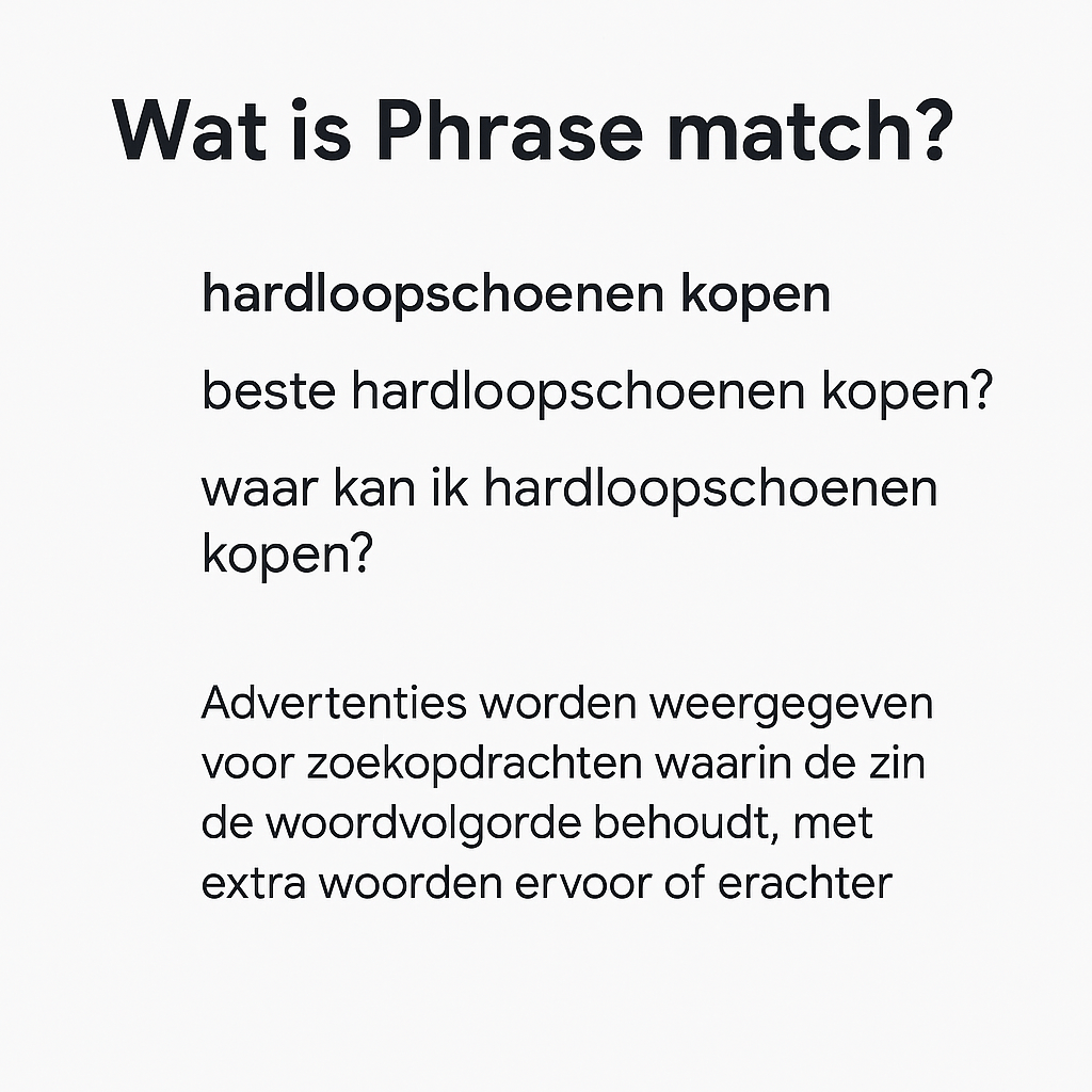 Phrase match Google Ads