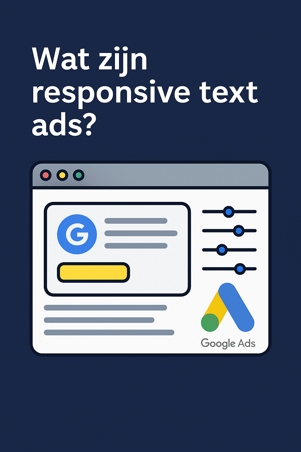 Wat zijn responsive text ads
